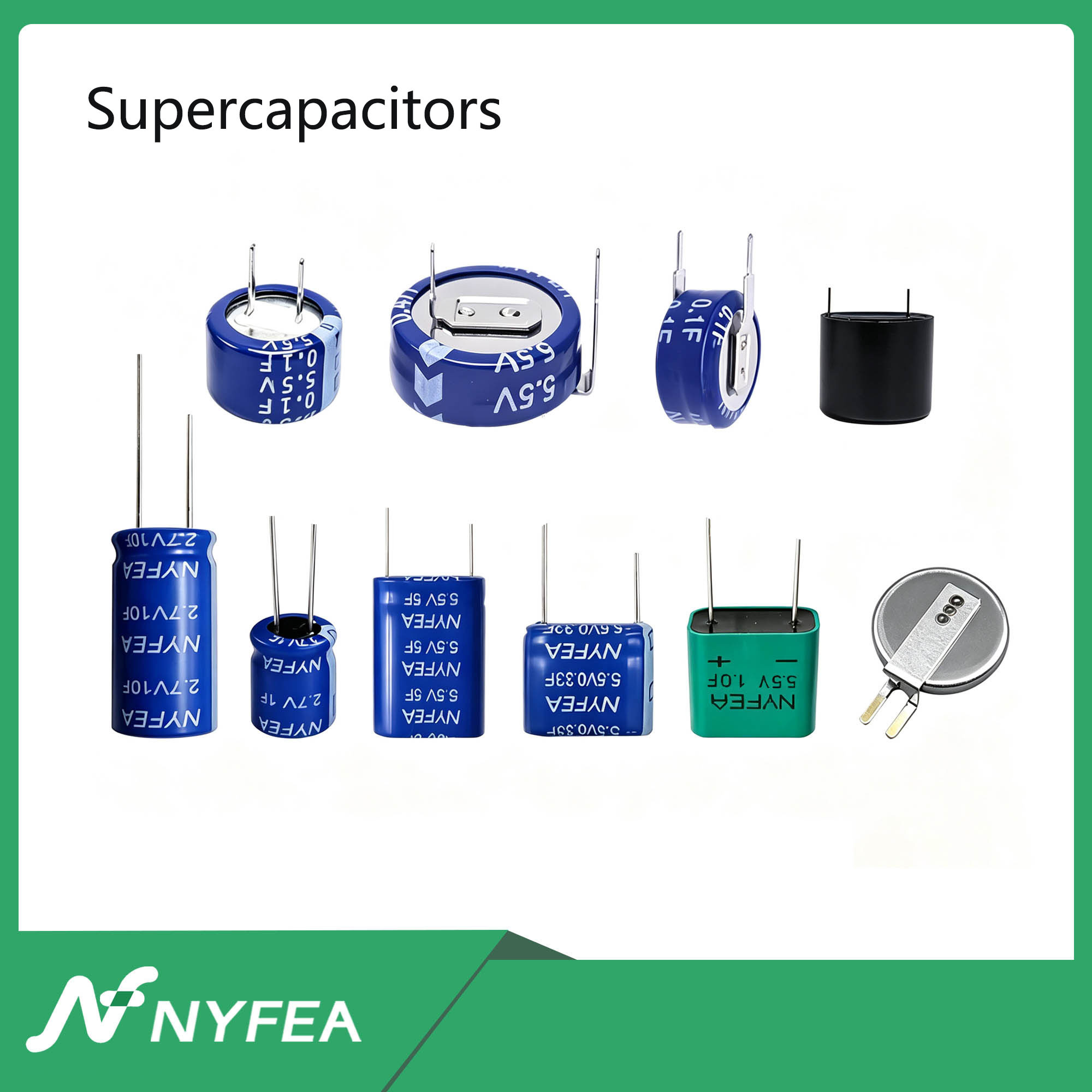 Nyfea supercapacitors