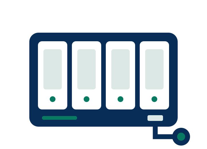 Network attached storage icon