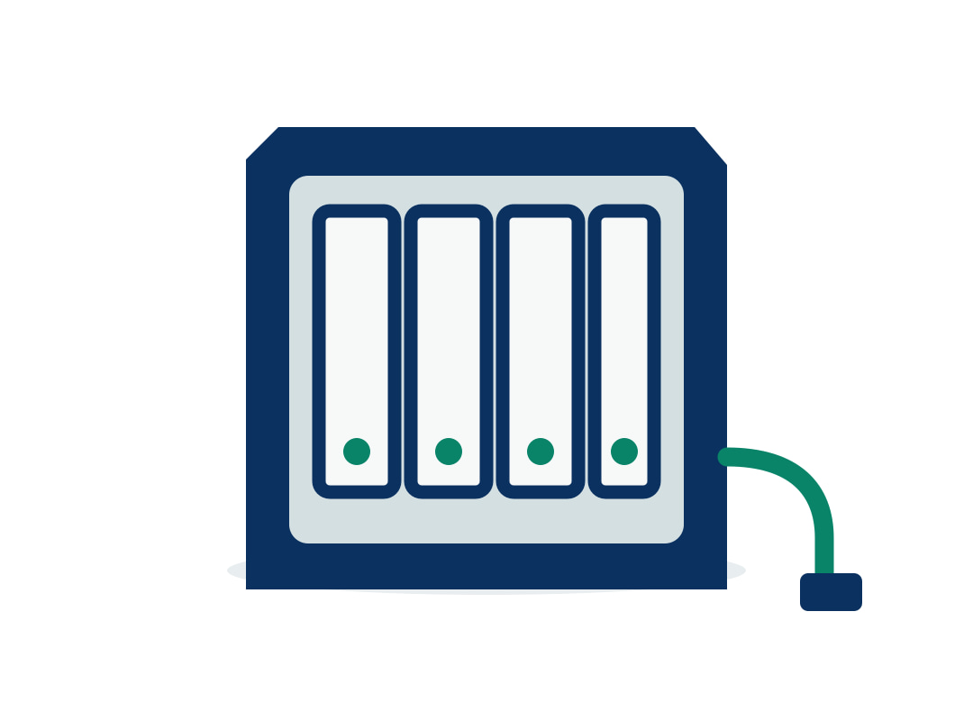 Network attached storage icon