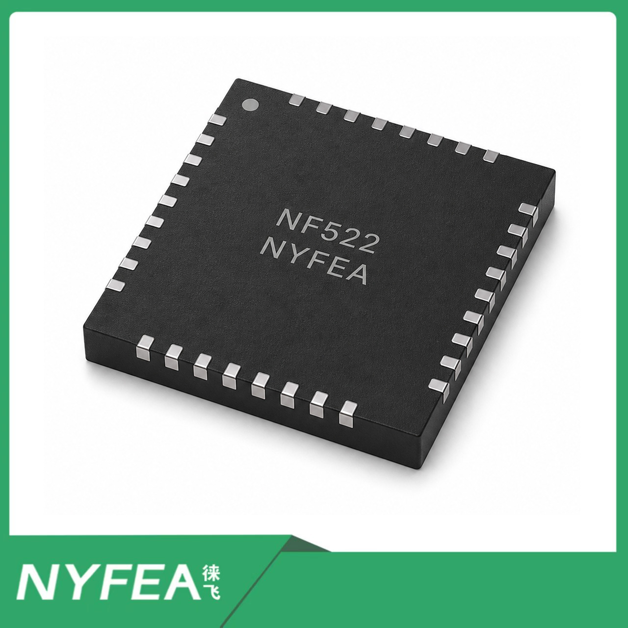 Nyfea NF522 13.56 MHz RFID reader IC in QFN32 package