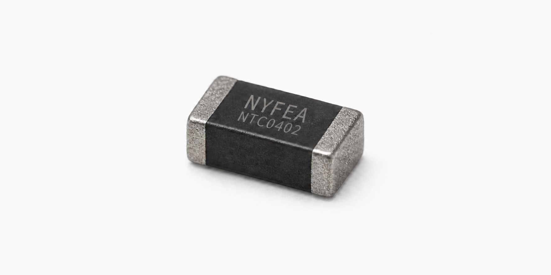 NYFEA NTC0402 0402-size chip NTC thermistor with two metal terminations