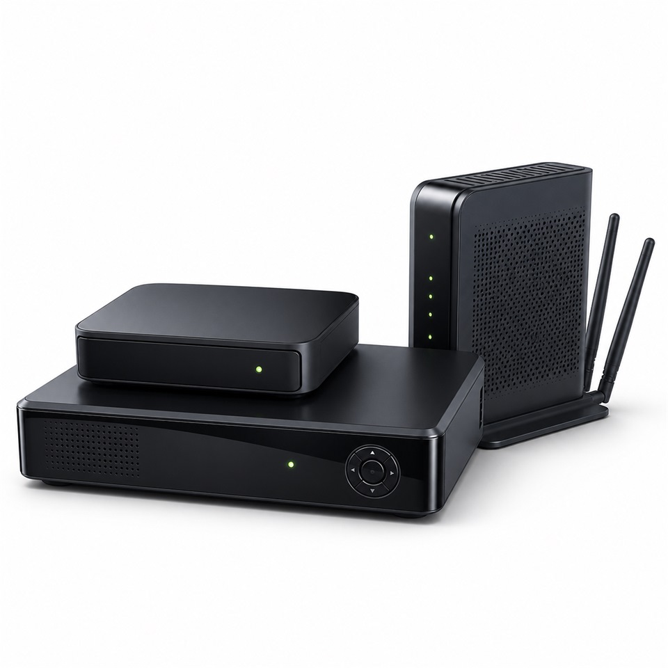 Set-top box, digital recorder and home network appliance application icon