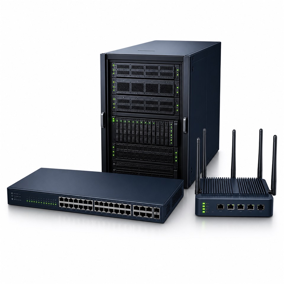Router, network switch and server application icon