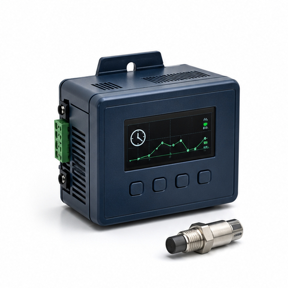 Industrial event logger and timestamp recorder application illustration