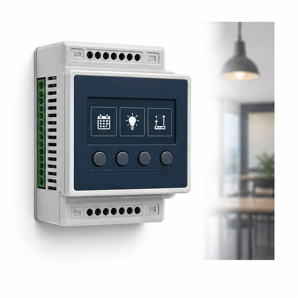 Programmable building control scheduler application illustration