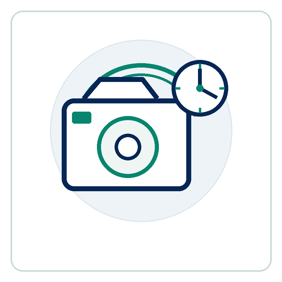 Digital still camera timestamp application