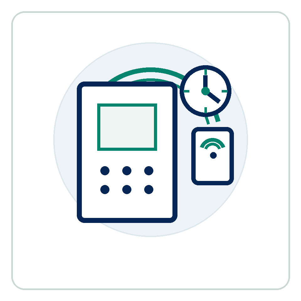 Access-control event record application icon