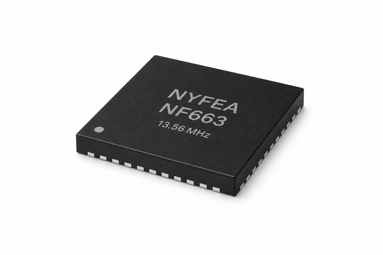 NF663 13.56 MHz RFID reader IC HVQFN32 package appearance rendering